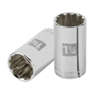 Copa Estándar Larga 1.1/4" De 12 Puntas, Cuadrante De 1/2" Truper