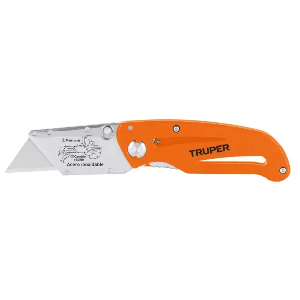 Bisturí Tipo Navaja De 6" Con Cuerpo En Acero Inoxidable Truper (NV-6X - 101101)