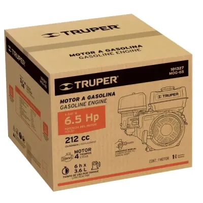 Motor A Gasolina 6.1/2 Hp, 212 Cc, Torque 14 Nm, 3600 Rpm Truper
