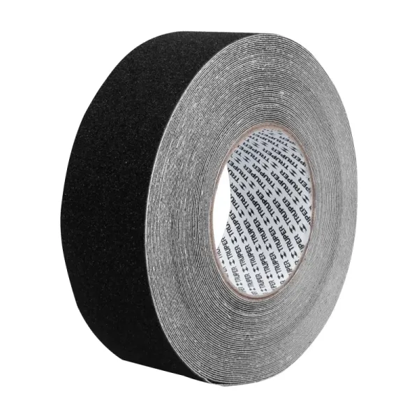 Cinta Antideslizante Negra De 18 M X 50 Mm Con Adhesivo Truper (CIA-218N - 101444)