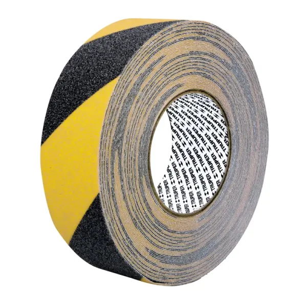 Cinta Antideslizante Bicolor De 18 M X 50 Mm Con Adhesivo Truper (CIA-218P - 101449)