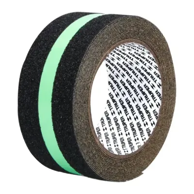 Cinta Antideslizante Fluorescente 5 M X 50 Mm Con Adhesivo Truper