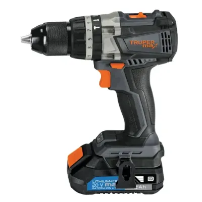 Taladro Percutor Inalámbrico De 1/2", 20 V Y Torque 39 Nm Truper