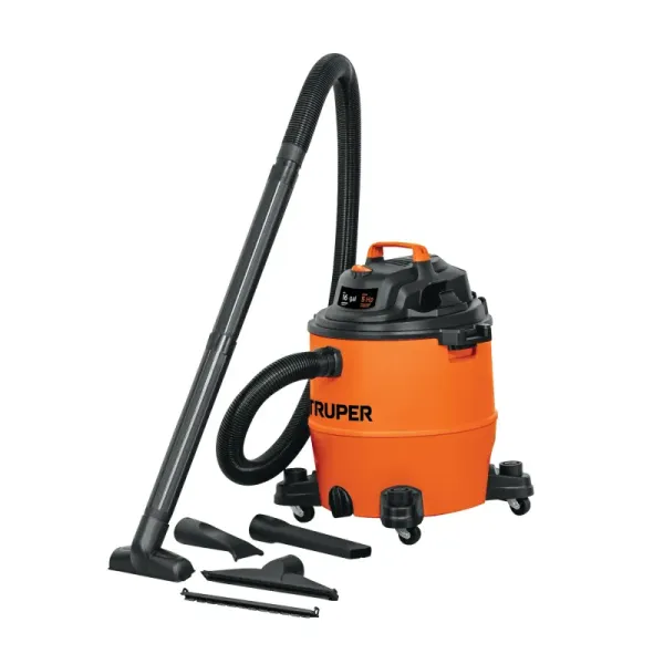 Aspiradora Sopladora 3700 W 60 L Truper Sólidos Y Líquidos (ASP-16 - 101520)