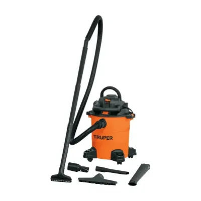 Aspiradora Sopladora 4480 W 19 L Truper Sólidos Y Líquidos