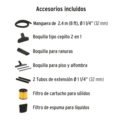 Aspiradora Sopladora 2980 W 19 L Truper Acero Inoxidable