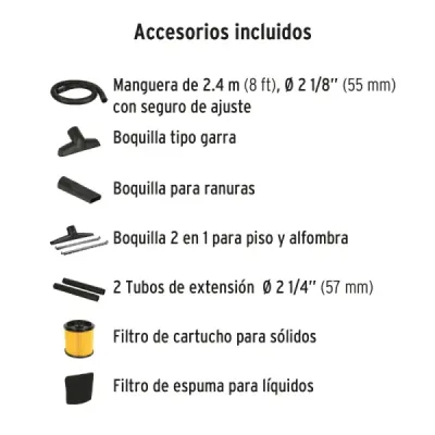 Aspiradora Sopladora 4100 W 45 L Truper Acero Inoxidable