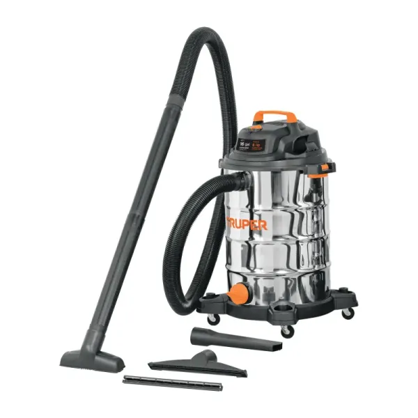 Aspiradora Sopladora 4500 W 60 L Truper Acero Inoxidable (ASP-16X - 101525)