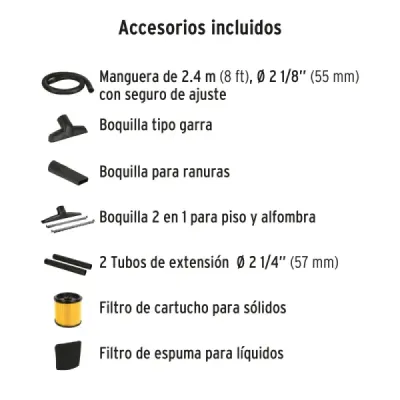 Aspiradora Sopladora 4500 W 60 L Truper Acero Inoxidable