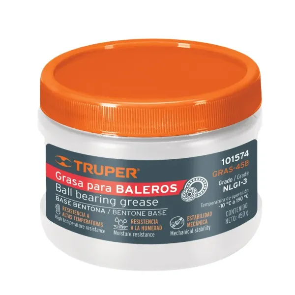 Grasa Automotriz De Bentona, 450 G Para Altas Temperaturas Truper (GRAS-45B - 101574)