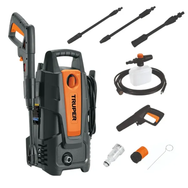 Hidrolavadora Eléctrica 1500 Psi 1400 W Truper Con Jabonera (HILA-1500 - 101593)