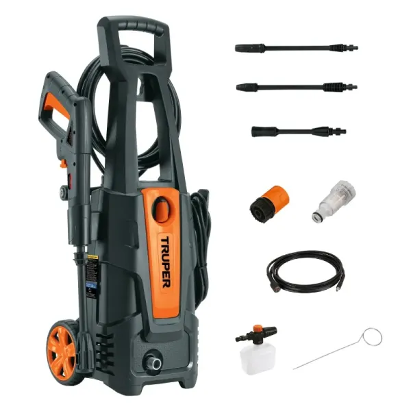Hidrolavadora Eléctrica 1800 Psi 1500 W Truper Con Jabonera (HILA-1800 - 101594)