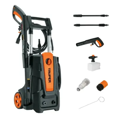 Hidrolavadora Eléctrica 2000 Psi 2000 W Truper Con Jabonera