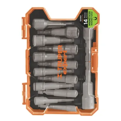 Juego De 14 Copas Magnéticas Para Taladro Uso Industrial Truper