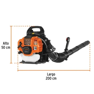 Sopladora Gasolina 53 Cc Tipo Mochila 2.5 Hp Truper 280 Km/h