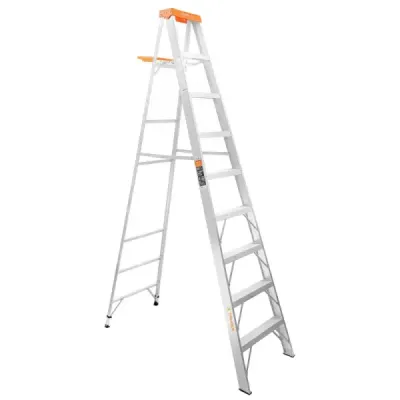 Escalera De 9 Escalones - 8 Peldaños Con Bandeja, Tipo 2 Truper