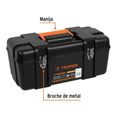 Caja De Herramientas Industrial De 51 Cm Con Charola Truper