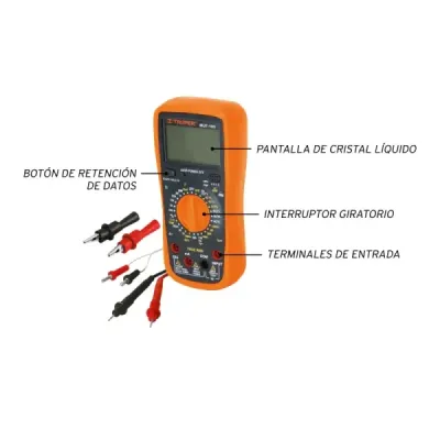 Multímetro Digital Profesional Para Mantenimiento Automotriz Truper
