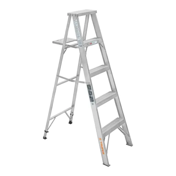 Escalera De 5 Escalones - 4 Peldaños Con Bandeja, Tipo 3 Truper (ESTA-34 - 10438)
