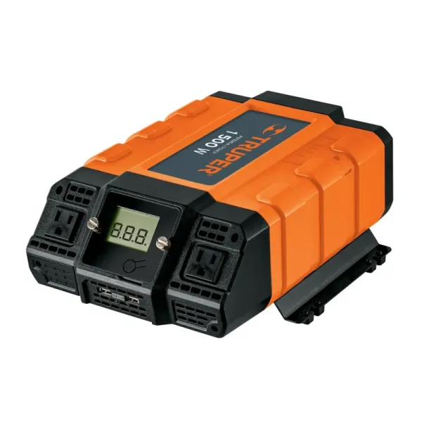 Inversor De Corriente 1500 W Para Carro Con Usb Y 2 Enchufes Truper (INCO-1500 - 10492)