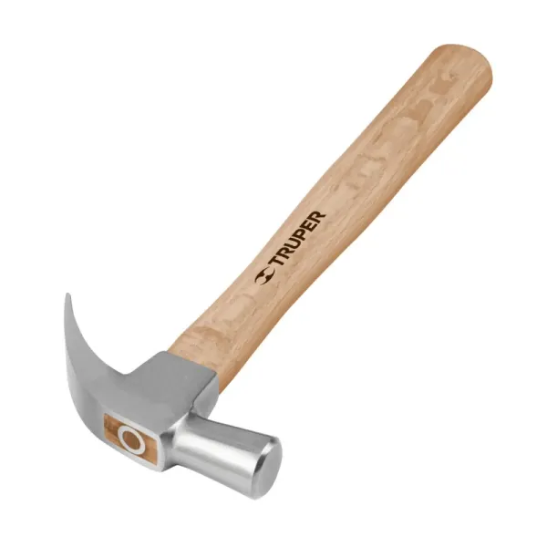 Martillo Pulido De 11 Oz Con Mango De Madera Uña Curva Truper (MAC-23 - 10557)