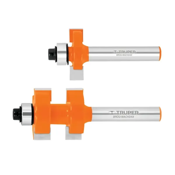 Fresa Machimbrador Balinera, Diámetro 3/4", Corte 17 Mm Truper (BROU-MACH3/4X - 10671)