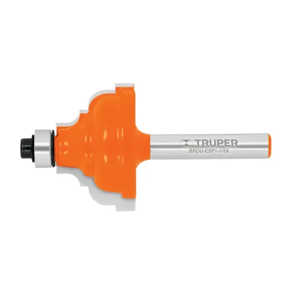 Fresa Española Con Balinera, Diámetro 1.1/4", Corte 19.5 Mm Truper (BROU-ESP1-1/4X - 10676)