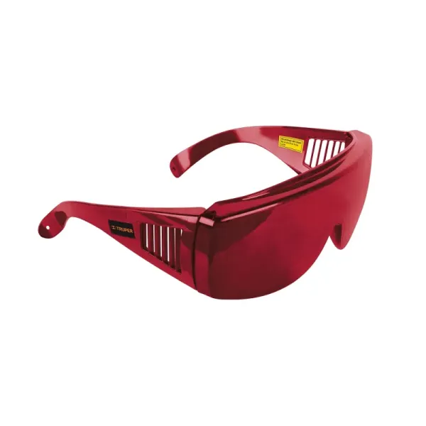 Gafas Rojas Para Láser Con Protección Uv Y Antirayaduras Truper (LEN-NL - 10757)