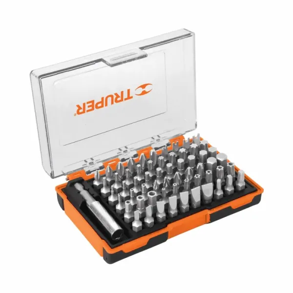Juego De 61 Puntas De Destornillador Profesional, Magnético Truper (PUN-61 - 10758)