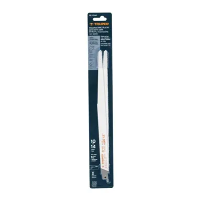2 Seguetas Para Sierra Sable 12", 10-14 Dpp De Uso General Truper