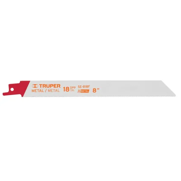 2 Seguetas Para Sierra Sable 8", 18 Dpp Para Uso En Metales Truper (SE-818F - 10798)