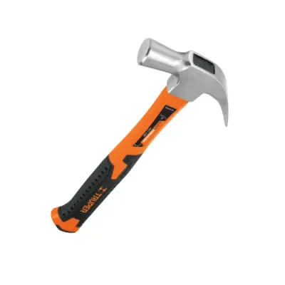 Martillo Pulido De 20 Oz Con Mango Fibra De Vidrio Uña Curva Truper