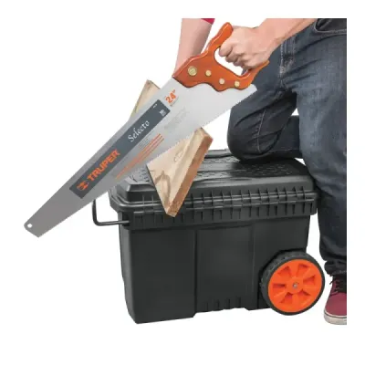 Caja De Herramientas De 57 Litros Con Ruedas, Soporta 40 Kg Truper