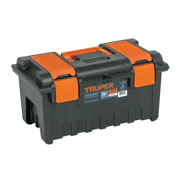 Caja De Herramientas De 27 Cm Con Charola Y Compartimientos Truper (CHA-19NC - 11143)