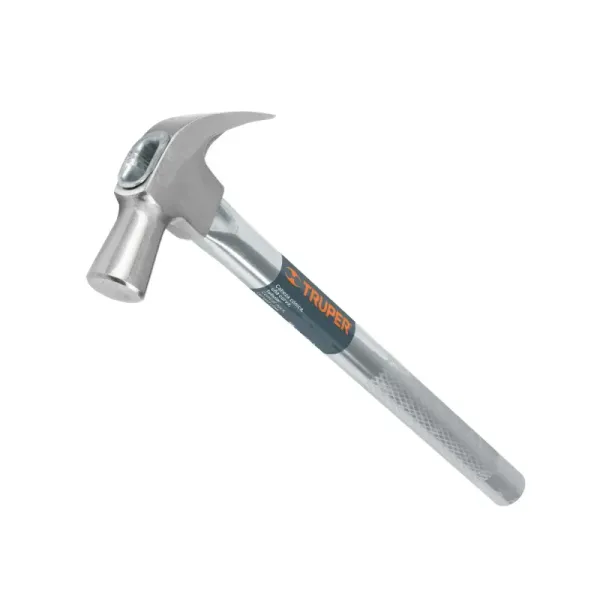 Martillo Tubular Pulido De 20 Oz, Uña Curva, Antiderrapante Truper (MAC-29T - 11175)