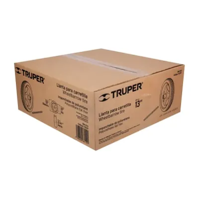 Rueda O Llanta Antipinchazo 13" X 3.1/4" Para Carretilla Truper