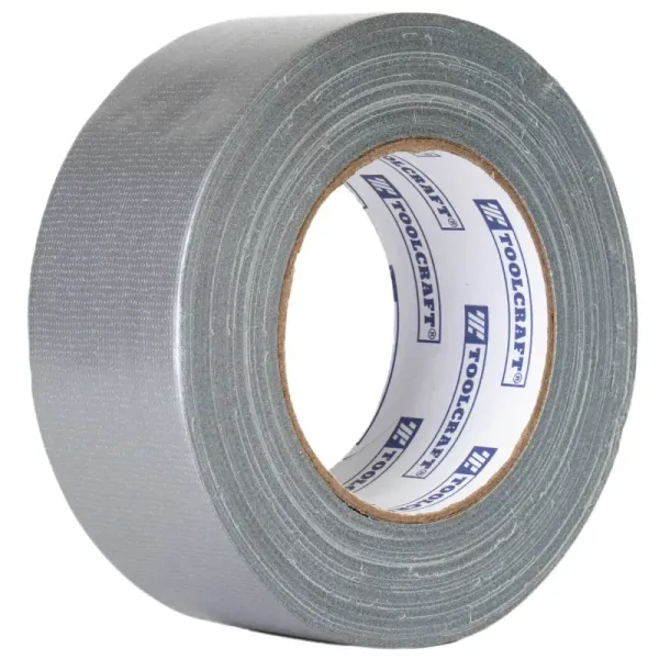 Cinta Para Ducto 45 M Toolcraft Gris Hot Melt 48 Mm (TC1063)