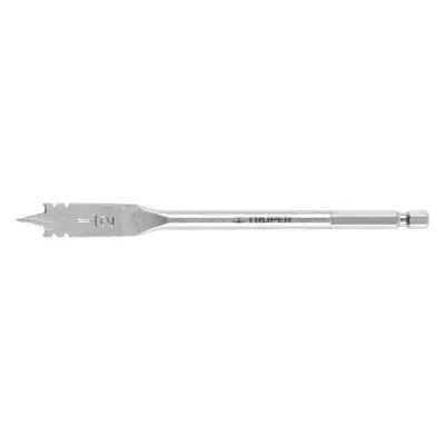 Broca Espada Para Madera De 1/2", Zanco Hexagonal 1/4" Truper