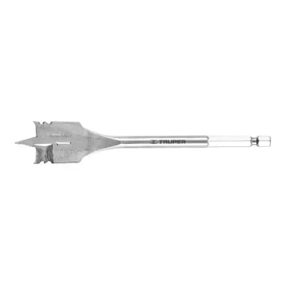 Broca Espada Para Madera De 1", Zanco Hexagonal 1/4" Truper