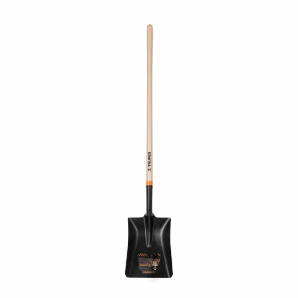 Pala Cuadrada Profesional, Largo 141 Cm Y Ancho 26 Cm Truper (PCS-4L - 11391)