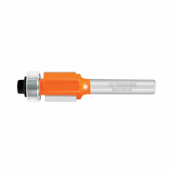 Fresa Corte Recto Con Balinera, Diámetro 1/2", Corte 13 Mm Truper (BROU-RB1/2X - 11444)