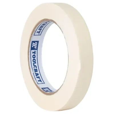 Cinta Enmascarar 3/4' X 50 M Toolcraft Adhesivo De Hule