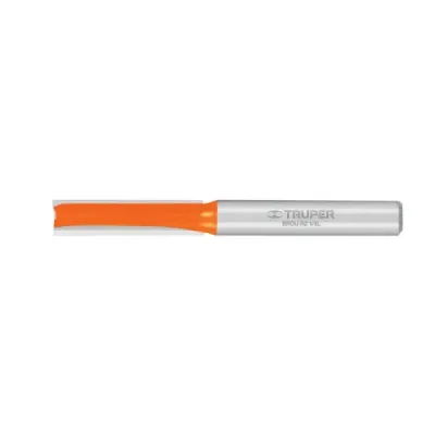 Fresa Recta De Dos Filos, Diámetro 5/16" Y Corte De 25.4 Mm Truper