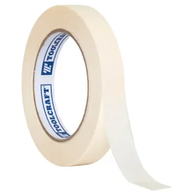 Cinta Enmascarar 3/4' X 50 M Toolcraft Adhesivo De Hule
