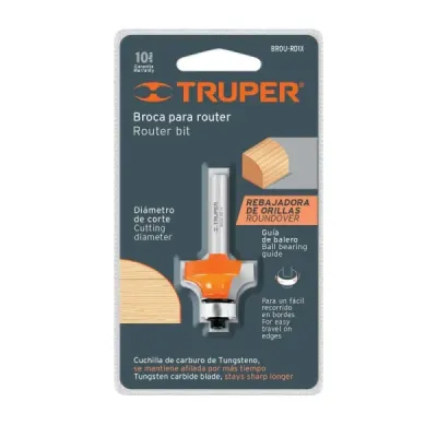 Fresa Redondeadora Con Balinera, Diámetro 1.1/2" Truper