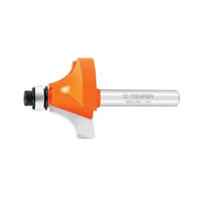 Fresa Redondeadora De Moldura Con Balinera, Diámetro 1.1/2" Truper