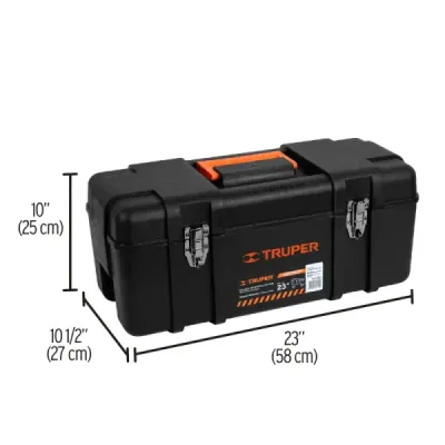 Caja De Herramientas Industrial De 58 Cm Con Charola Truper