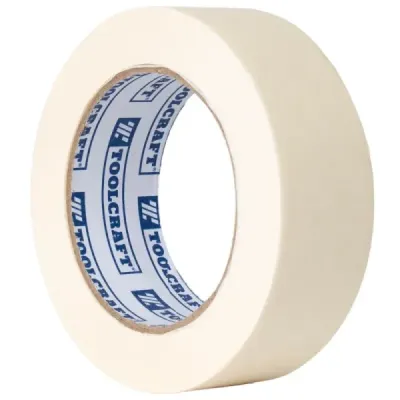 Cinta Enmascarar 1.1/2' X 50 M Toolcraft Adhesivo De Hule