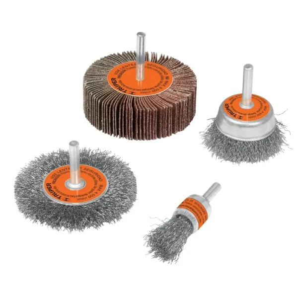 Juego De 4 Gratas Para Metal Y Madera, Zanco De 1/4" Truper (JCA-4P - 11577)
