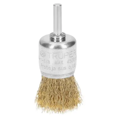 Grata Copa De Alambre Grueso De 1.1/8", Zanco De 1/4" Truper